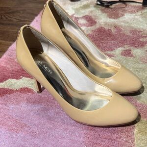 Coach Women's Beige Heels